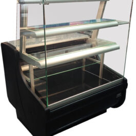 REFRIGERATED AND DRY COMBINATION DISPLAY CASE – 3 SHELVES