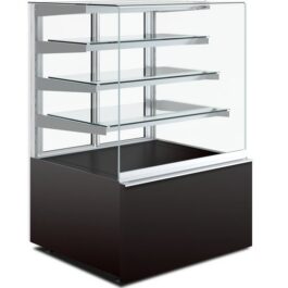 OPENABLE FRONT GLASS REFRIGERATED PASTRY DISPLAY CASE – 3 SHELVES